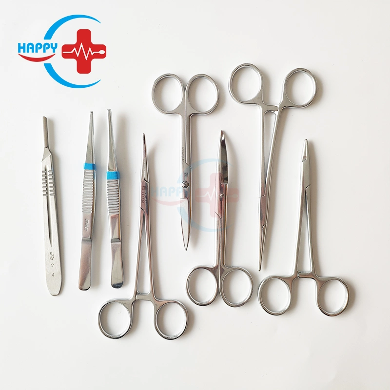 Hc-T001 Mini Surgical Kit Emergency Outdoor First Aid Kit for Debridement Suture Bags