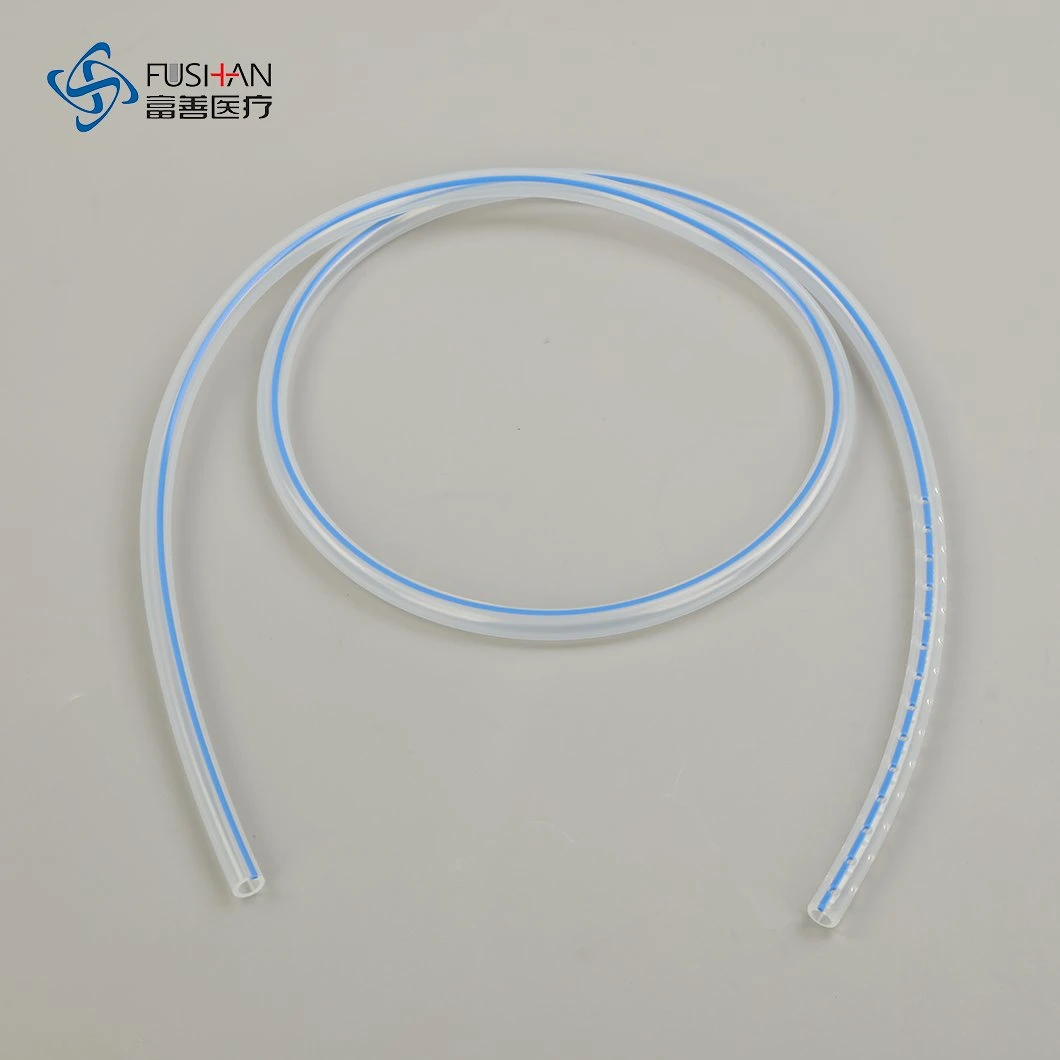 High Quality Manufacturer Supply Silicone Round Perforated Drainage Tube with 3/4 or Full Perforation Medical Hubless Drains Length 60cm/90cm/100cm CE ISO FSC