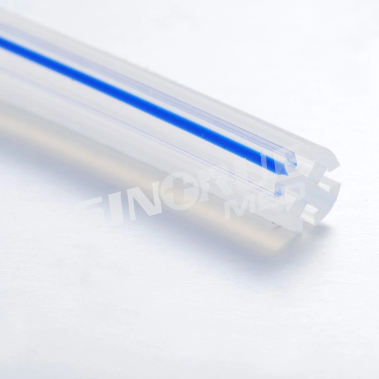 Hospital 10r-24r Disposable Medical Silicone Round Fluted Drainage Tube