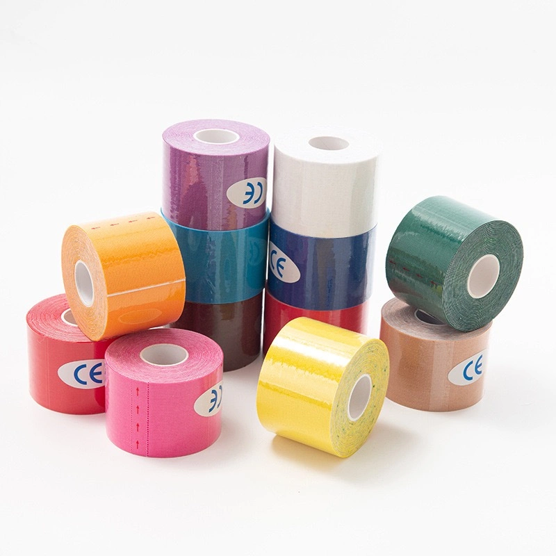 OEM Accepted Medical Waterproof Cotton Elastic Athletic Sports Kinesiology Tape Compression Tape