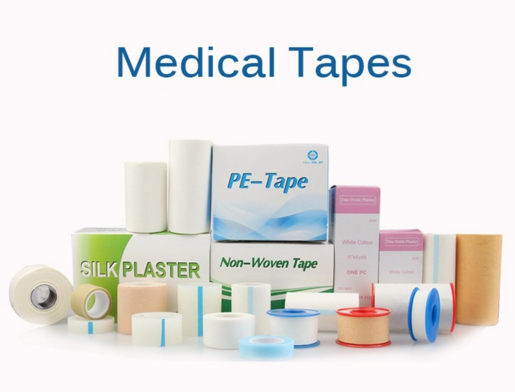 Jumbo Medical Adhesive Tape Plaster Zinc Oxide Tape/PE Tape/Silk Tape/Non-Woven Paper Tape Semi-Finished Raw Material