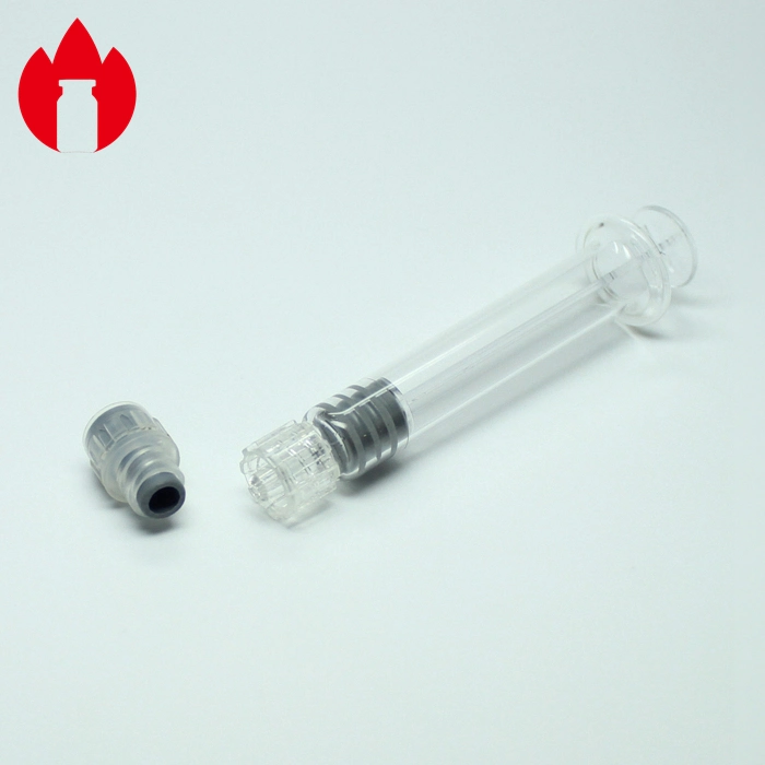 Disposable Glass Syringe with Needle or Luer Lock