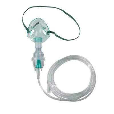 Kit de máscara de nebulizador de PVC desechable Mascarilla de oxígeno nebulizador