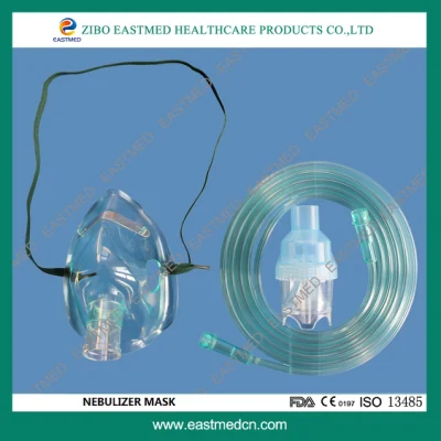 Máscara de nebulizador portátil desechable con taza para hospital de varios tamaños